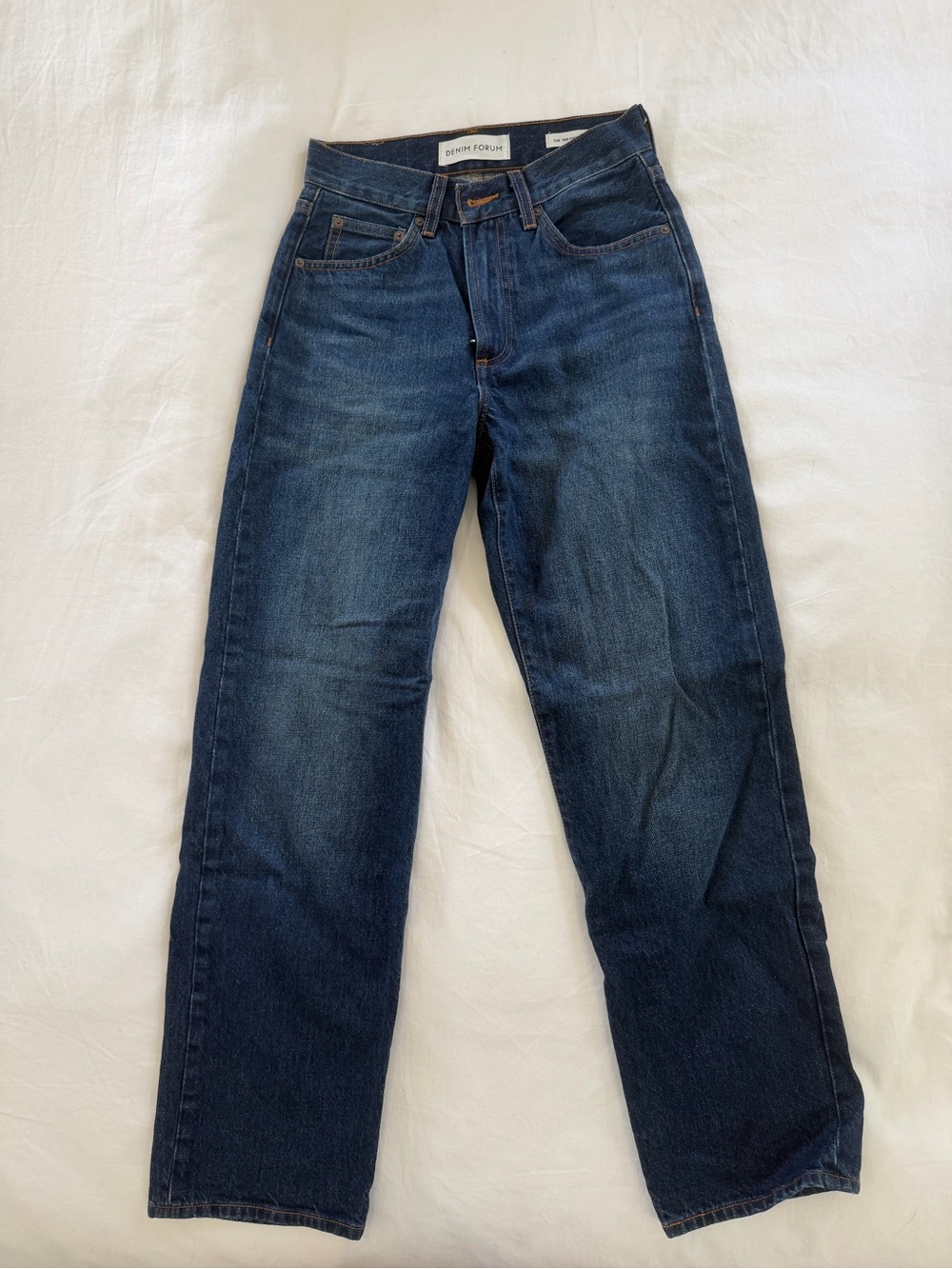 Denim Forum Women’s Indigo Straight Jeans